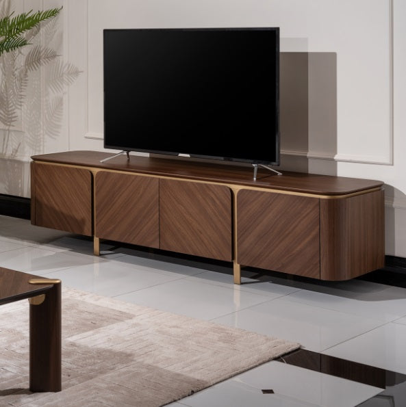 AICO Furniture Amora Cocktail Table in Eggshell Walnut - Luxury Home Furniture (MI)