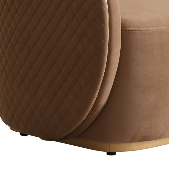 AICO Furniture Ariana Chair in Caramel Gold - Luxury Home Furniture (MI)