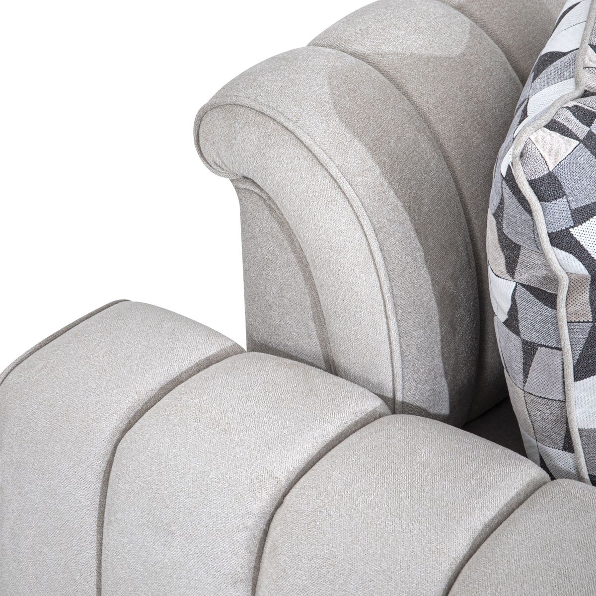 AICO Balboa Sofa in Warm Walnut - Luxury Home Furniture (MI)