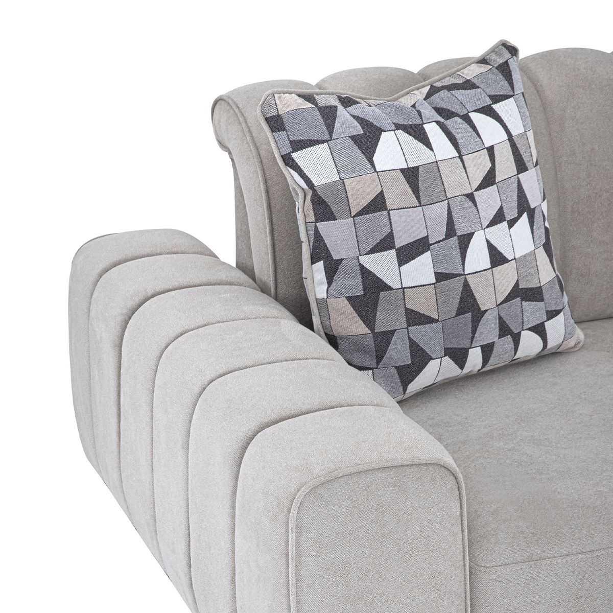 AICO Balboa Sofa in Warm Walnut - Luxury Home Furniture (MI)