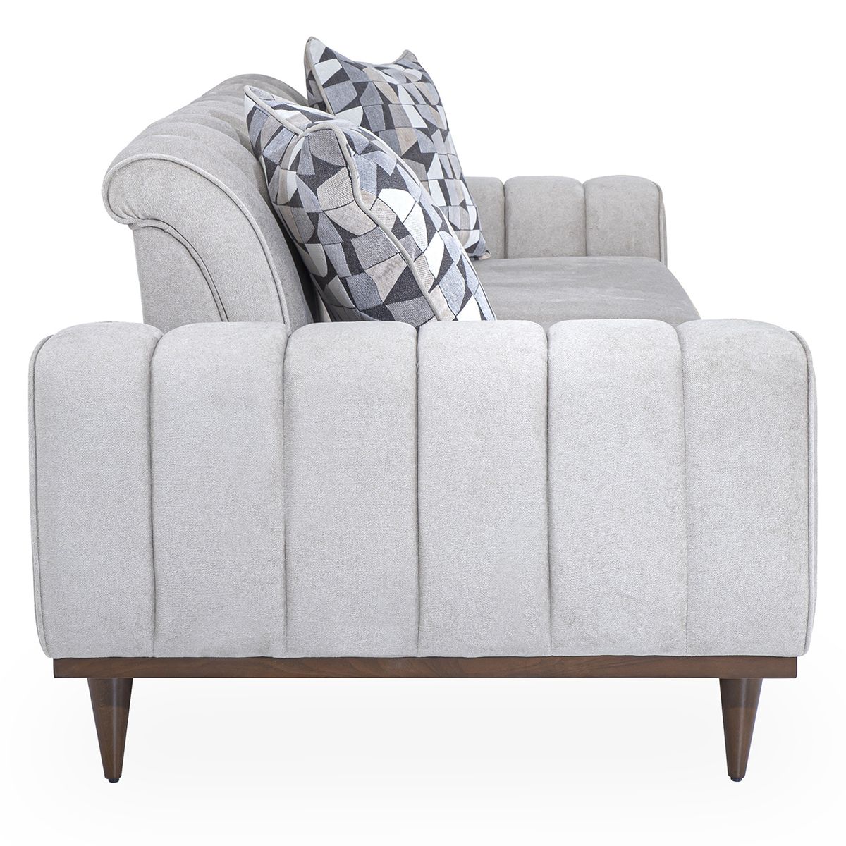 AICO Balboa Sofa in Warm Walnut - Luxury Home Furniture (MI)