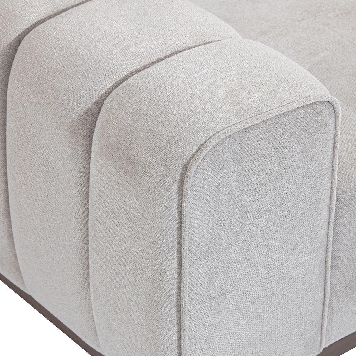 AICO Balboa Chair And A Half in Warm Walnut - Luxury Home Furniture (MI)
