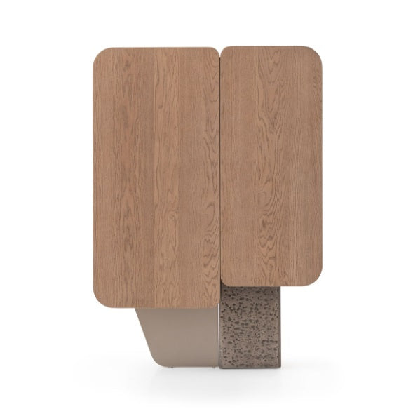 AICO Furniture Bristol Point Bar in Saddle Brown - Luxury Home Furniture (MI)