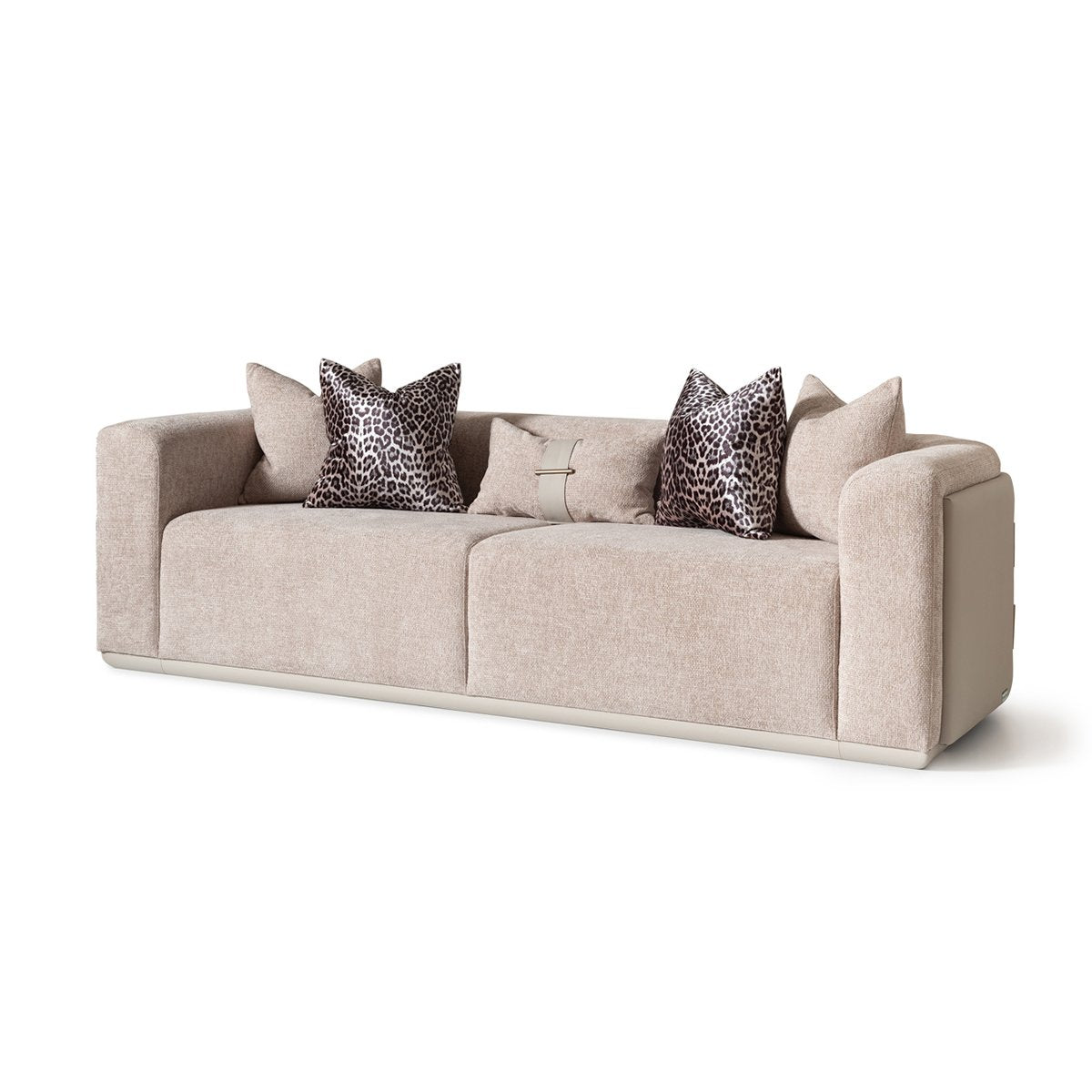 AICO Canberra Sofa in Brown - Luxury Home Furniture (MI)