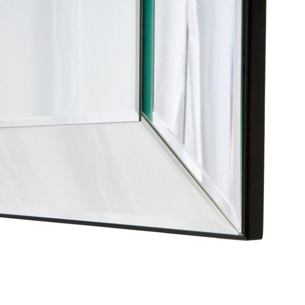 AICO Furniture Carmela Mirror in Glossy Charcoal Sand - Luxury Home Furniture (MI)