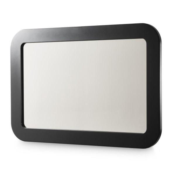AICO Furniture Wall Mirror in Silken Matte Black - Luxury Home Furniture (MI)