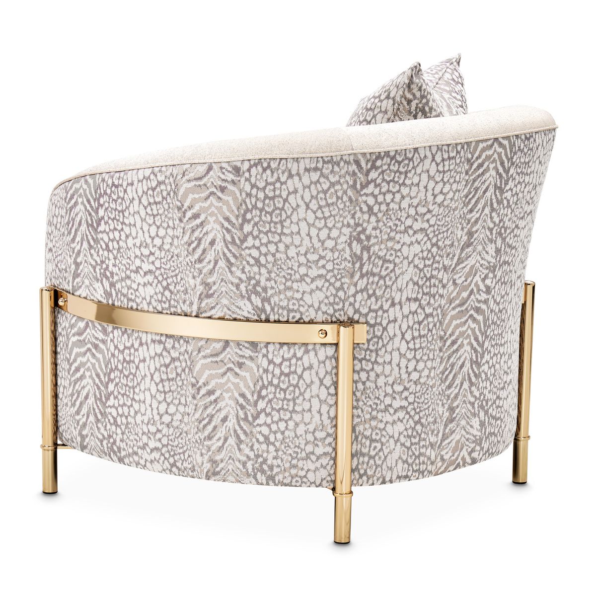 AICO Lisbon Chair in Opal Gold - Luxury Home Furniture (MI)