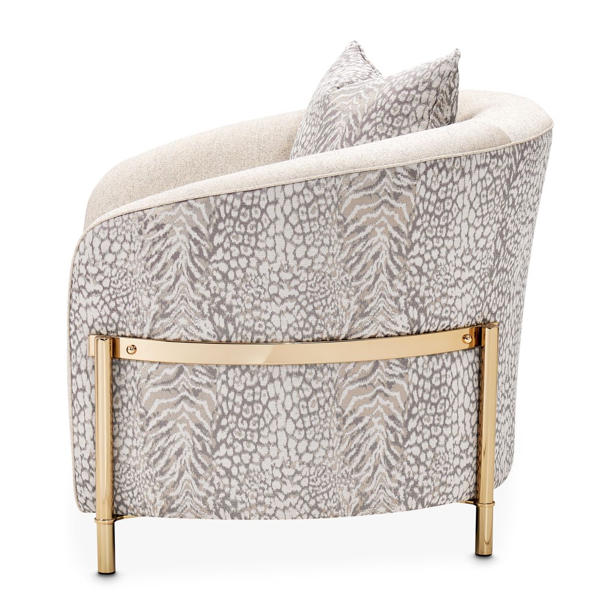 AICO Lisbon Chair in Opal Gold - Luxury Home Furniture (MI)