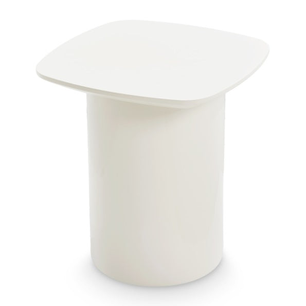 AICO Furniture Le Montreaux Accent Table in Cloud White - Luxury Home Furniture (MI)