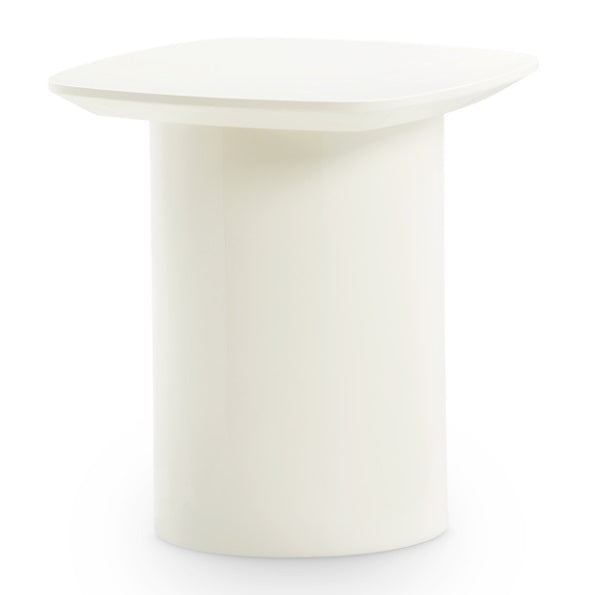 AICO Furniture Le Montreaux Accent Table in Cloud White - Luxury Home Furniture (MI)