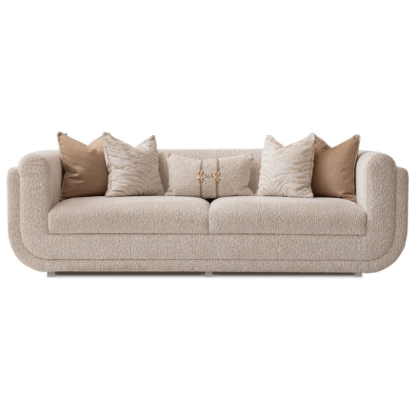AICO Furniture Savannah Breeze Standard Sofa Cashmere in Bright Gold - Luxury Home Furniture (MI)