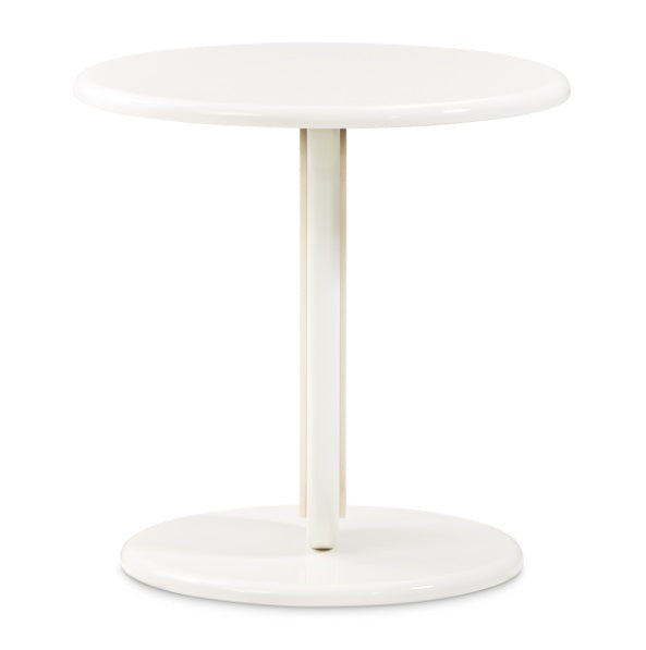 AICO Furniture Sassani End Table in Pearl White/Gold - Luxury Home Furniture (MI)