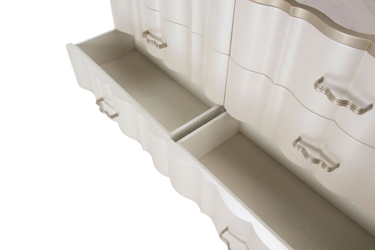 AICO London Place Dresser in Creamy Pearl - Luxury Home Furniture (MI)