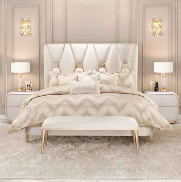 AICO Furniture Lighting Daisy Wall Sconce in Clear - Luxury Home Furniture (MI)