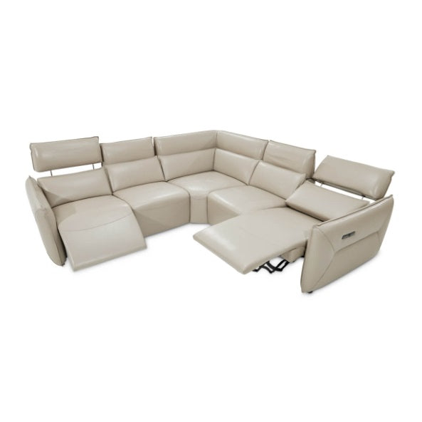 AICO Furniture Verona Storage Console in Light Gray - Luxury Home Furniture (MI)