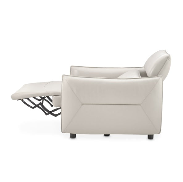 AICO Furniture Verona Matching Chair in Light Gray - Luxury Home Furniture (MI)