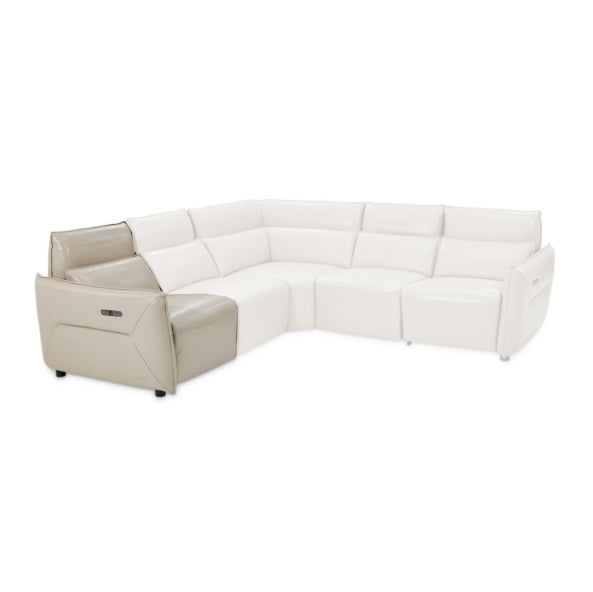 AICO Furniture Verona Storage Console in Light Gray - Luxury Home Furniture (MI)