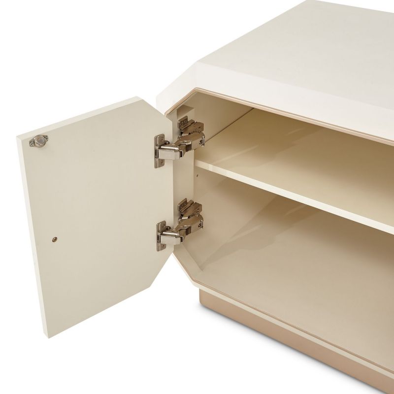 AICO La Rachelle Media Cabinet in Medium Champagne - Luxury Home Furniture (MI)