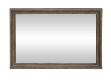 Liberty Furniture Town & Country Landscape Mirror in Dusty Taupe - Luxury Home Furniture (MI)