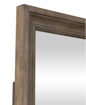 Liberty Furniture Town & Country Landscape Mirror in Dusty Taupe - Luxury Home Furniture (MI)