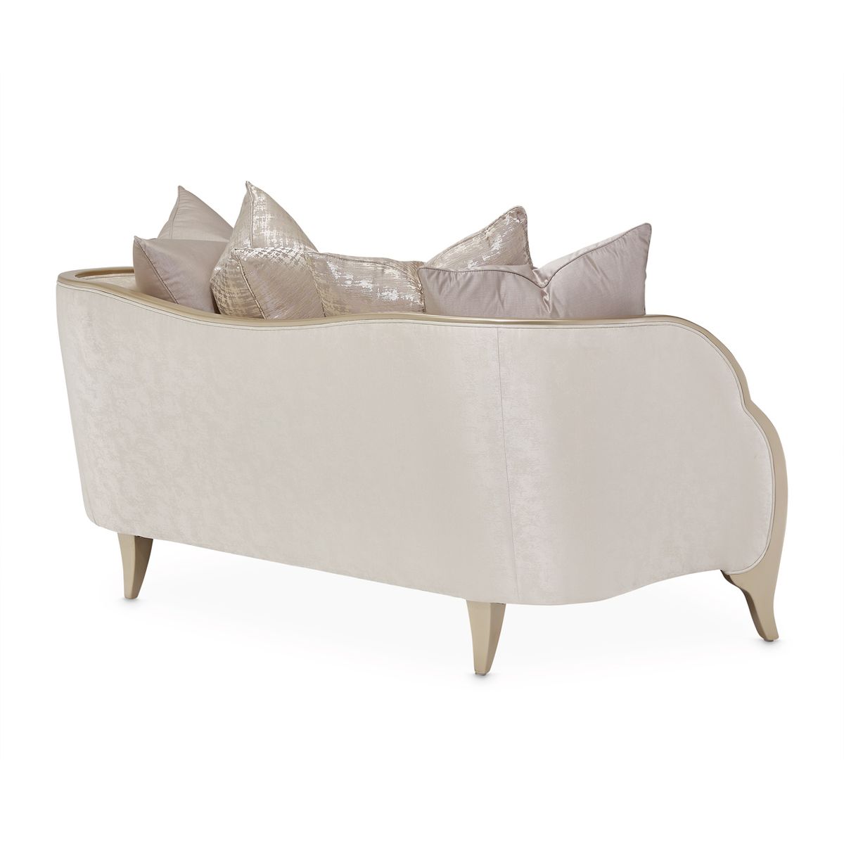 AICO Malibu Crest Loveseat in Chardonnay - Luxury Home Furniture (MI)