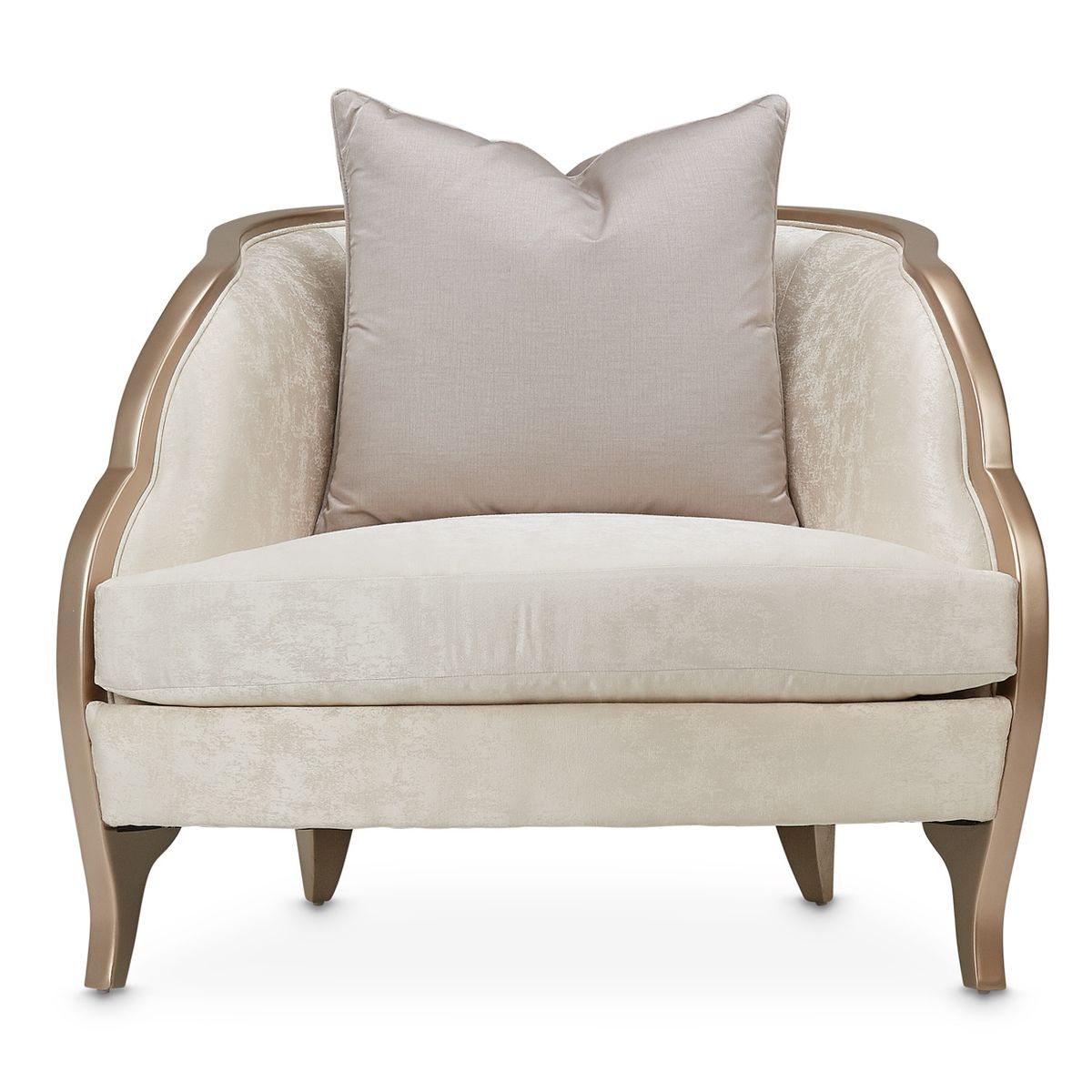 AICO Malibu Crest Chair in Chardonnay - Luxury Home Furniture (MI)