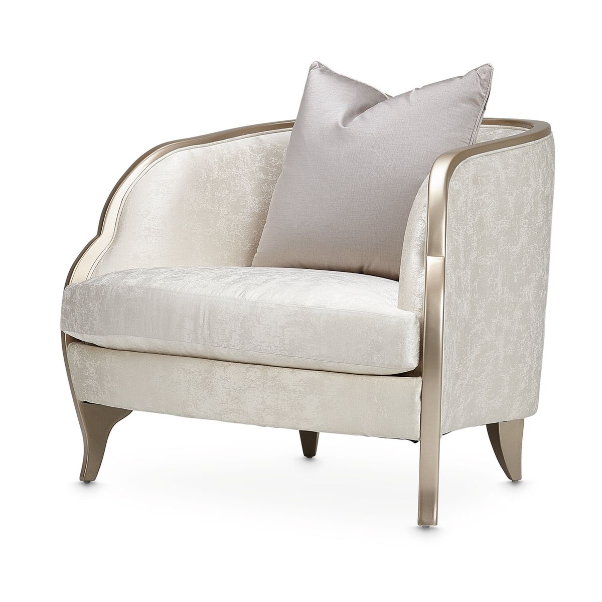 AICO Malibu Crest Chair in Chardonnay - Luxury Home Furniture (MI)