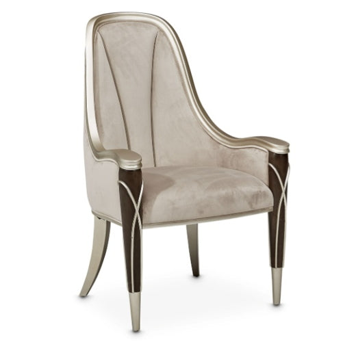 AICO Villa Cherie Arm Chair in Hazelnut - Luxury Home Furniture (MI)