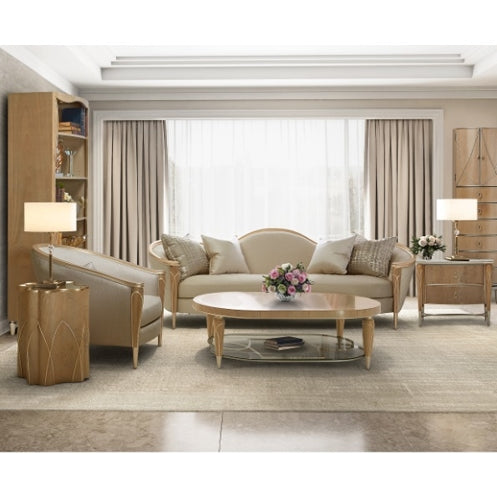 AICO Villa Cherie Bookcase in Caramel - Luxury Home Furniture (MI)