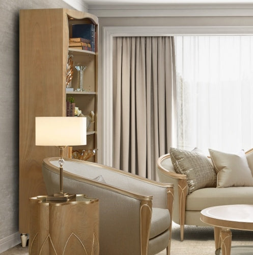AICO Villa Cherie Bookcase in Caramel - Luxury Home Furniture (MI)