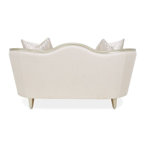 AICO Villa Cherie Loveseat in Caramel