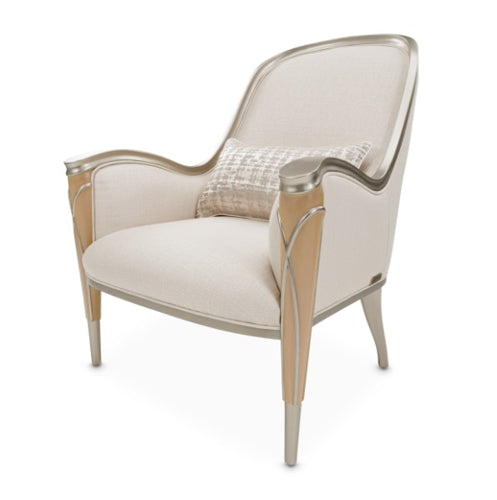 AICO Villa Cherie Accent Chair in Caramel
