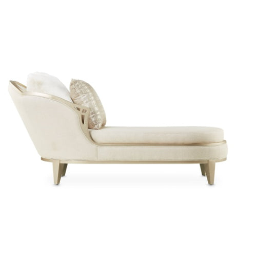 AICO Villa Cherie Chaise in Caramel - Luxury Home Furniture (MI)