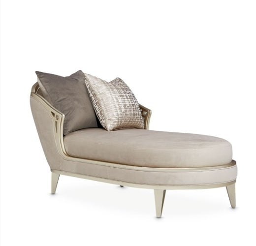 AICO Villa Cherie Chaise in Hazelnut - Luxury Home Furniture (MI)