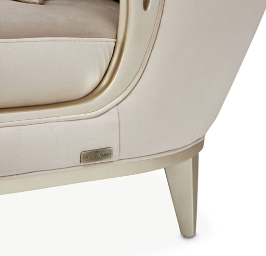 AICO Villa Cherie Chaise in Hazelnut - Luxury Home Furniture (MI)