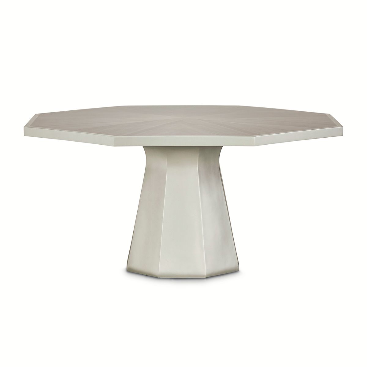 AICO Lanterna Octagon Dining Table in Silver Mist - Luxury Home Furniture (MI)