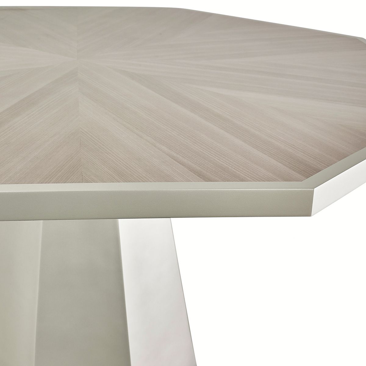 AICO Lanterna Octagon Dining Table in Silver Mist - Luxury Home Furniture (MI)