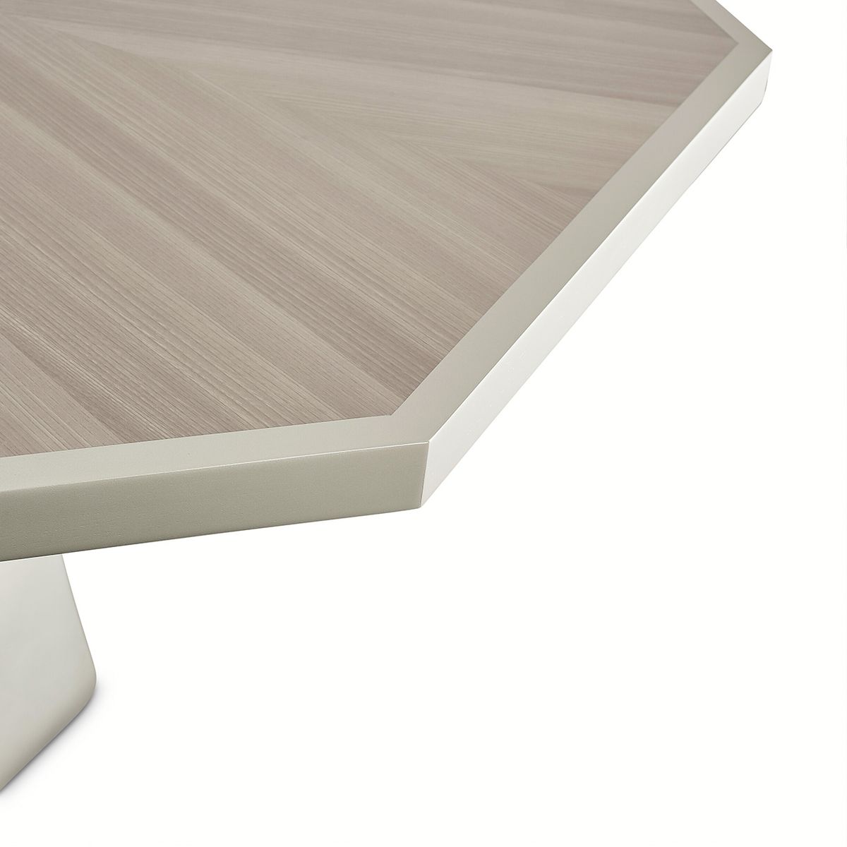 AICO Lanterna Octagon Dining Table in Silver Mist - Luxury Home Furniture (MI)