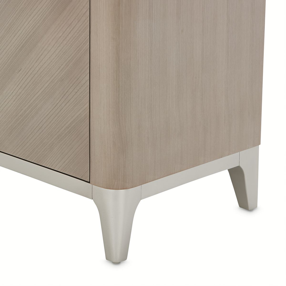 AICO Lanterna Media Cabinet in Silver Mist