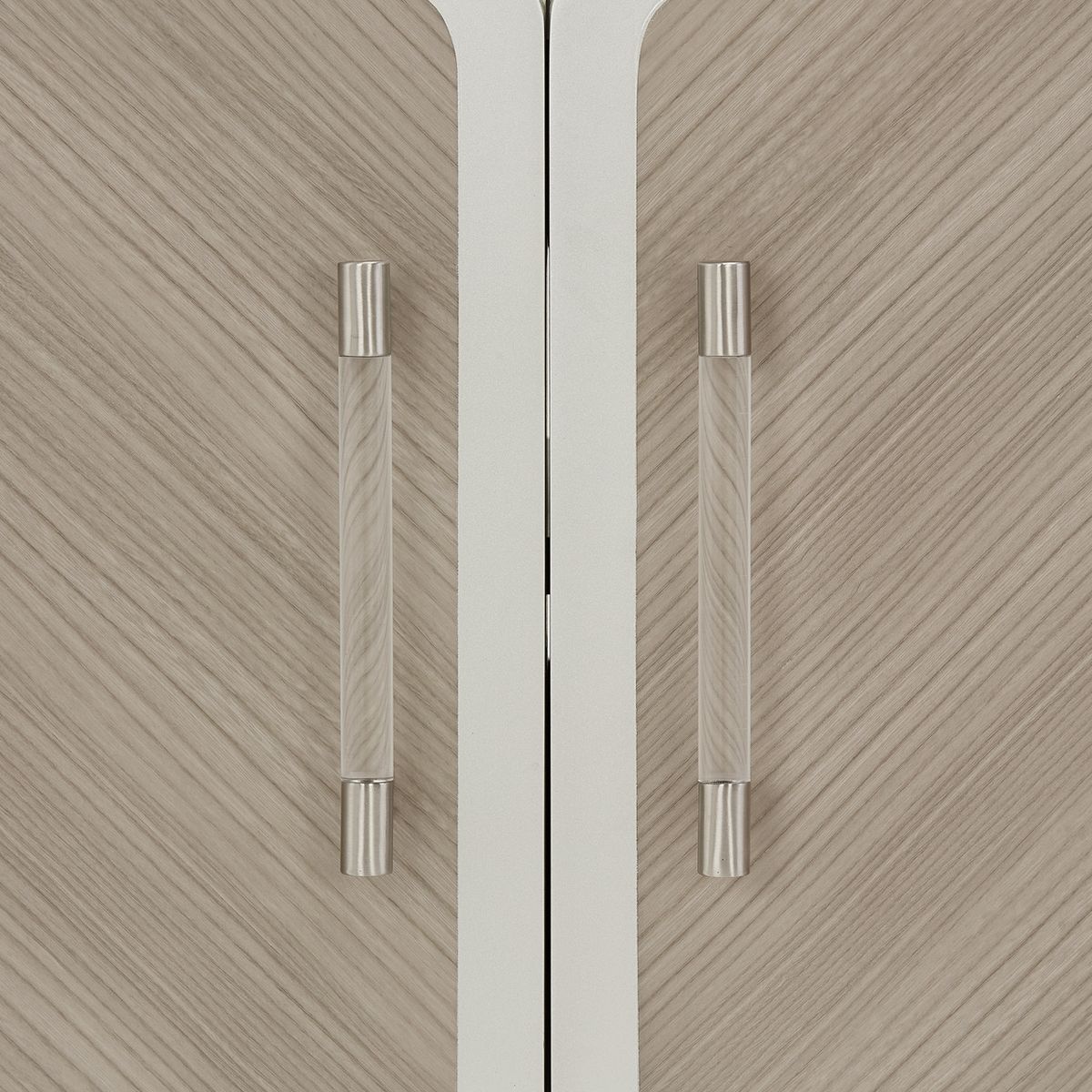 AICO Lanterna Media Cabinet in Silver Mist