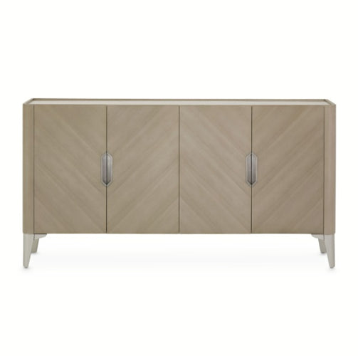 AICO Furniture Penthouse Sideboard in Ash Gray - Luxury Home Furniture (MI)