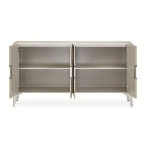 AICO Furniture Penthouse Sideboard in Ash Gray - Luxury Home Furniture (MI)