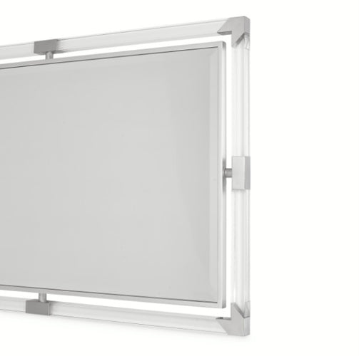 AICO Furniture Penthouse Wall Mirror in Ash Gray - Luxury Home Furniture (MI)