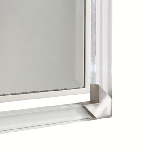 AICO Furniture Penthouse Wall Mirror in Ash Gray - Luxury Home Furniture (MI)