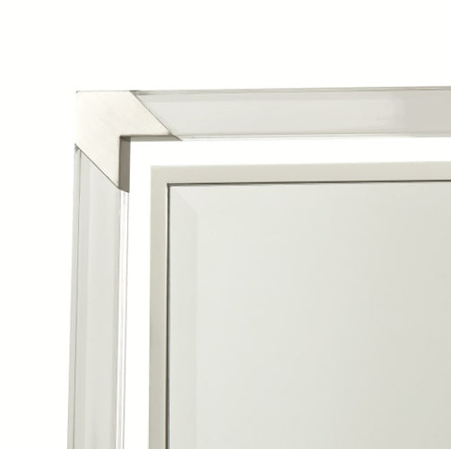 AICO Furniture Penthouse Wall Mirror in Ash Gray - Luxury Home Furniture (MI)