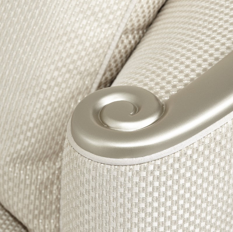AICO London Place Sofa in Light Champagne - Luxury Home Furniture (MI)