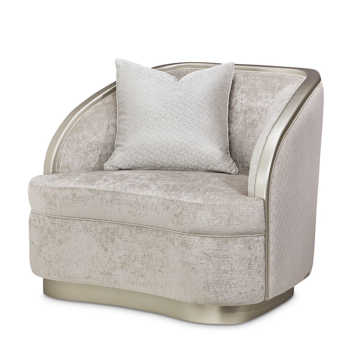 AICO Lanna Matching Chair in Storm Silver Mist - Luxury Home Furniture (MI)