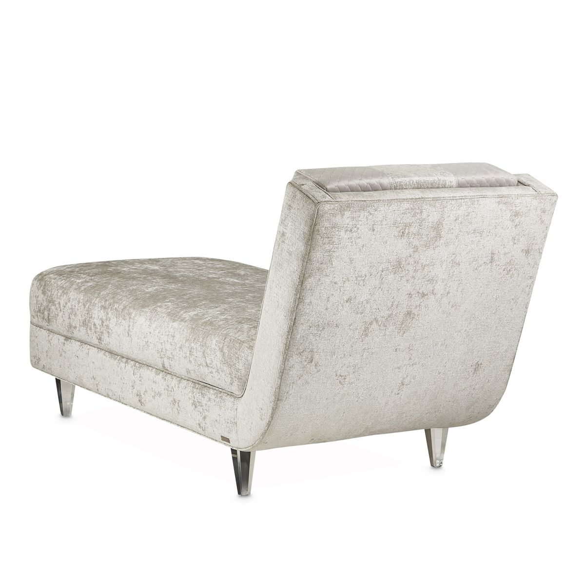 AICO Lanna Armless Chaise in Storm Silver Mist - Luxury Home Furniture (MI)