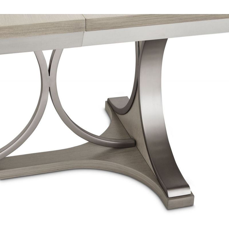 AICO Eclipse Oval Dining Table in Moonlight - Luxury Home Furniture (MI)