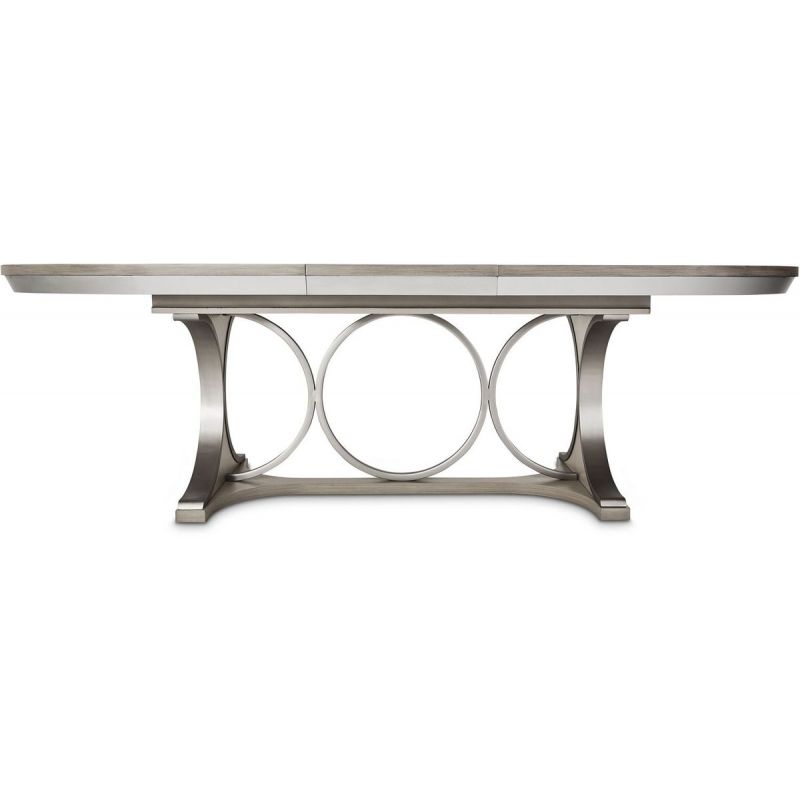 AICO Eclipse Oval Dining Table in Moonlight - Luxury Home Furniture (MI)